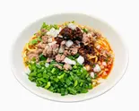 麻辣牛ひき肉ラーメン(牛骨ラーメン不二家)