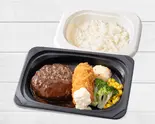 アンガスビーフ100%ステーキハンバーグ デミグラスソース＆かにクリーミーコロッケ弁当（ジョナサン 板橋大山店）