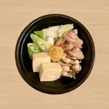 ぽかぽか生姜の和風鶏鍋（オーガニック日本茶と畳カフェ TEA TATAMO！三軒茶屋店）