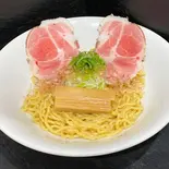 冷製かつおまぜそば（醤油らーめん ピース 東三国店）