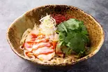 一度食べたらやみつき‼アジアンパクチー油そば【Abura soba with coriander】（油そばの南極堂 本店）
