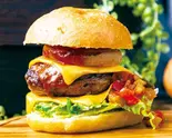 Wチーズ トルネード・バーガー Double Cheese Tornado Burger(トルネードバーガー TONY’S)