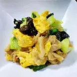豚肉ときくらげの玉子炒め（楽宴）