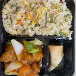 五目炒飯とスブタ弁当（龍園）