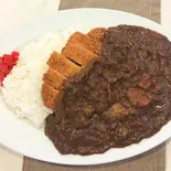 カツ牛すじ入り辛口カレーライス(カレー那古屋)