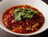 ホルモンの辛子煮込み（中華料理 嘉園 お台場店）