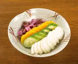 お新香 Pickled Vegetables（そば処 海老民本店）