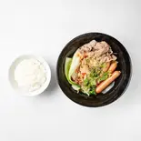 【限定メニュー】ダブル牛肉マーラータン+ライス（榕榕麻辣湯）