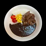 ハラルチキンカレー + ハラール牛肉（大阪ハラルラーメン EMINA）