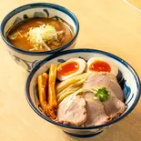 鶏と魚介の特製つけ麺（つけ麺 たけもと）
