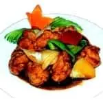 鶏肉と野菜の黒酢あん炒め（萬福来 赤塚店）