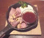 カットステーキ クォーターパウンド（Beer Bar BASILBASIL）