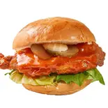 ホットフィレバーガー（ペリペリチキン＆チキンバーガー ファイヤーチキン 菊川店 Fire Chicken）