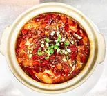 牛肉とキャベツの激辛煮込み（中国家常菜 祥龍房）