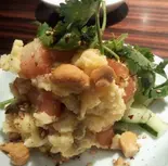 いぶりがっこのポテサラ（中華と酒樹）