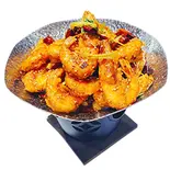 殻付きえびの汁なし鍋（串門‐創作中国料理）