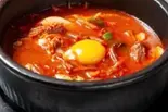 スン豆腐チゲ（韓国料理 将軍）