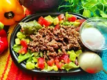 New！カルニタスメキシカンタコライス(温玉付き)Carnitas Mexican taco rice（タコライスベイビー）
