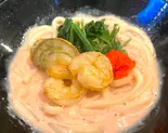 明太クリームうどん(青山レストランWAZU(和’s))