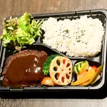 梶屋牛ハンバーグ弁当（焼肉KAJIYA）