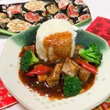 New 7. 香港 牛バラ 煮込み飯 香港紅焼牛腩飯(アジアの小さな食卓 祐祐 chelin.1688)