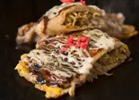 豚バラ玉子いか焼き（柳沢うまいか亭）