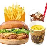 【ディナーセット】ハニーマスタードチキンバーガーHoney Mustard Chicken Burger Dinner Set(ゼッテリア 新越谷ヴァリエ店)