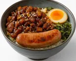 黒豚ソーセージW盛り 特製魯肉飯①(味楽小食堂 下谷)