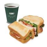 焼く燻しベーコンのBLTサンドセットToasted Smoked bacon, Lettuce ＆ Tomato Sandwich Set（珈琲館 鶴見店）