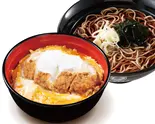 カツ丼+温かいそば（富士そば 新宿店）