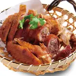丸鶏の燻製 李二熏鸡(川味軒)