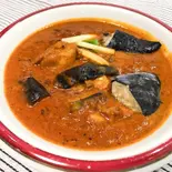 ナスチキンカレー /Eggplant Chicken Curry（インディアンレストランアンドバー ネパリ）