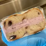 ブルーベリークリームチーズ(ハーフサンド)（ACベーグルズ【国産小麦100%使用もっちりベーグル】）