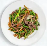 インゲンと豚ひき肉の強火炒め Kidney Beans & Minced Pork Strong Fire Stir-Fry(小星星餃子酒場)