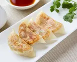 パクチー餃子 Coriander Gyoza Dumplings（千客万来白馬）
