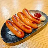 粗挽きソーセージ マスタード(4本)【ケチャップ】（【定食弁当】松竹亭 清水店）