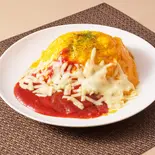 王道の濃厚ケチャップオムライス×チーズ（ふわとろオムライス フレッシュエッグス 博多店）