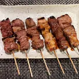 焼きとん盛り合わせ6本(タレ)（えにし家）