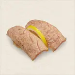本まぐろ大とろ炙り塩レモン（回転寿司みさき イオン港南台店）