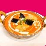 チキンなすびカレー( chicken nasubi curry)（カレーインドタージマハル出来島店）