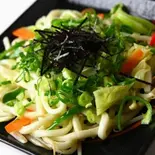 野菜焼うどん塩味（鉄板焼 焼きうどん 伊鉄）