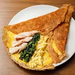 おかずクレープ(ほうれん草)（クレープリー リュカ）