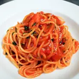 ニンニクをしっかり効かせたフィレンツェ風トマトのスパゲッティーカルティエッラ（【イタリアン】ワイン食堂 コンクラーベ）