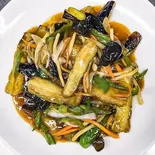 ナスの甘酢辛味炒め（点心楼 台北）
