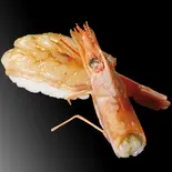 漬け赤海老（すし魚銀 JR千葉駅前店）