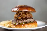 チリコンカンバーガーセット（ANTIDOTE bar+eats）