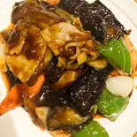 ナスの四川風炒め（鶏闘士·三九厨房）