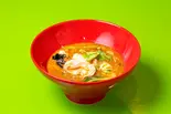 春雨入りのスパイシーシーフードスープ Spicy seafood soup with glass noodles（ガパオカオゲーン）