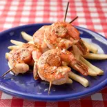 シュリンプ＆ソーセージのグリル【シュリンプロール】（FAMILY DINER shrimp house）