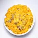 牛肉と玉子炒め(牛肉炒蛋)（中華料理美山飯店）